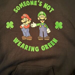 Nintendo Black Hoodie with Logo